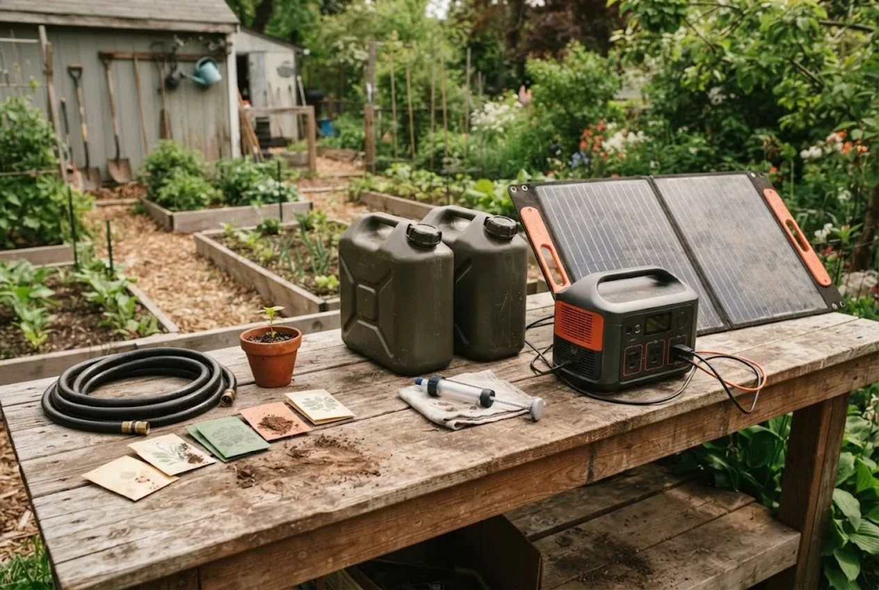 Backyard Water, Blackout & Garden Starter Gear List