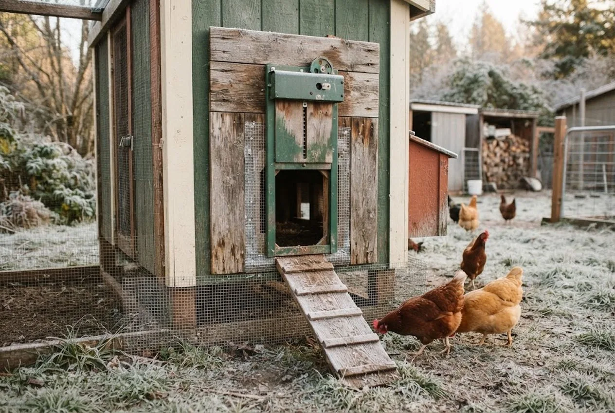 Best Automatic Chicken Coop Door for Winter & Predators
