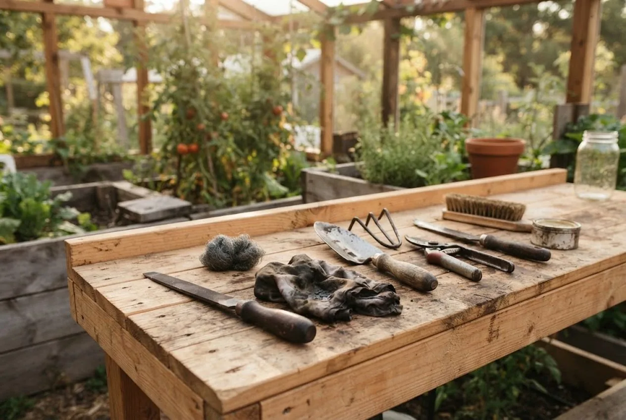 How to Clean, Sharpen and Oil Garden Tools for Winter
