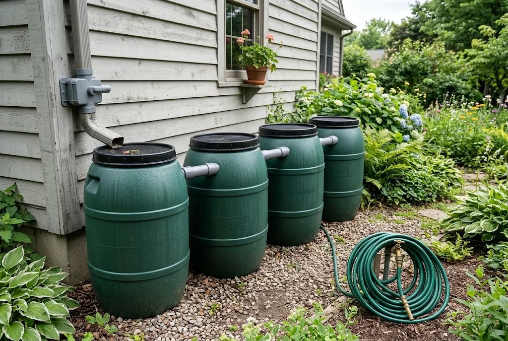 How to Build a Multi-Barrel Rainwater System on a Budget