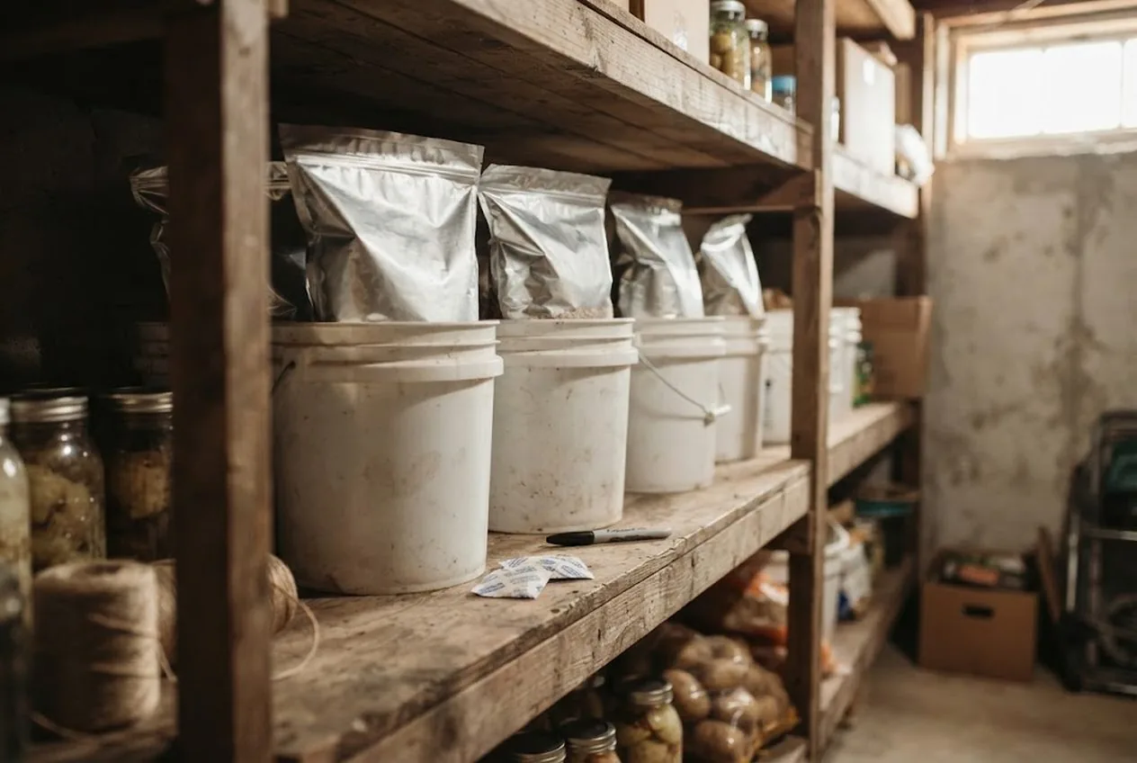 Long-Term Food Storage With Mylar Bags & Oxygen Absorbers