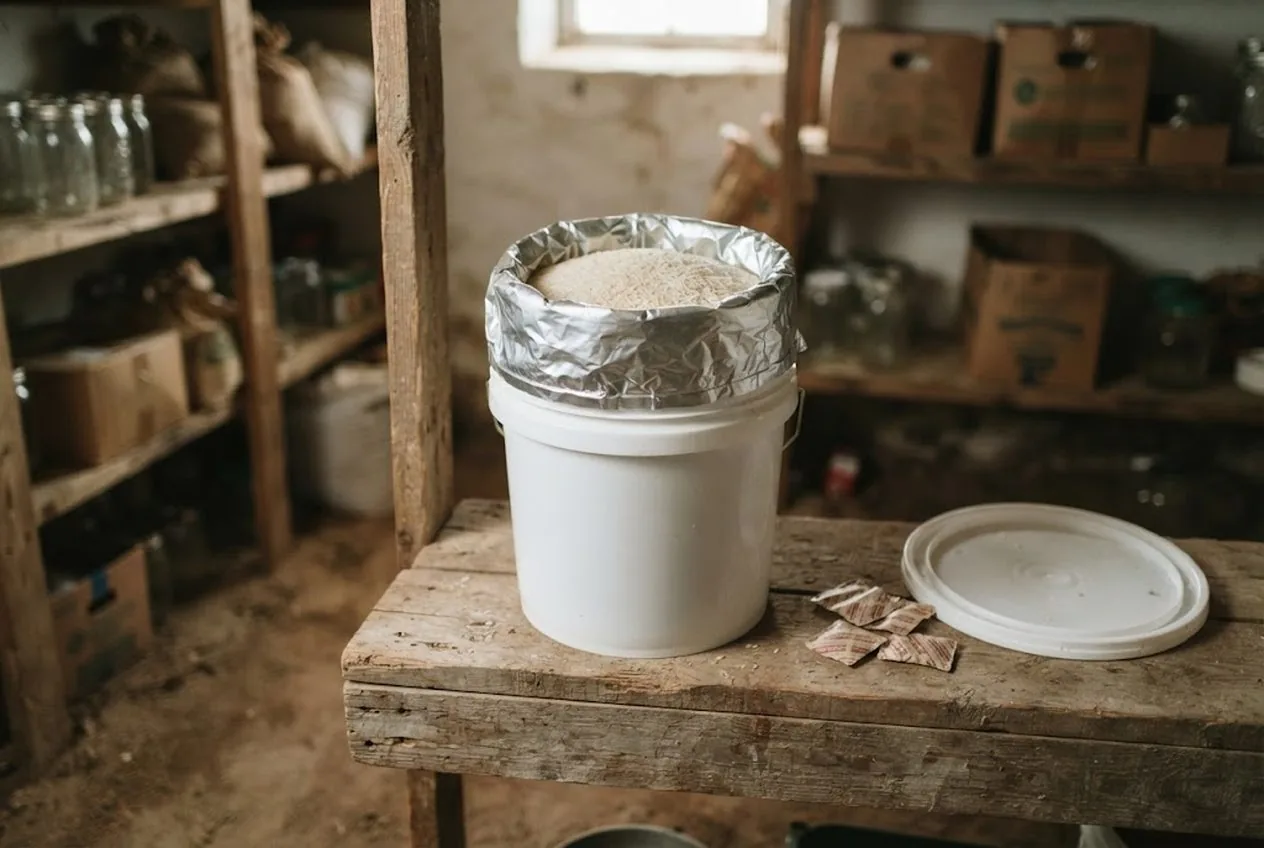 How to Pack a 5-Gallon Bucket for 25-Year Food Storage