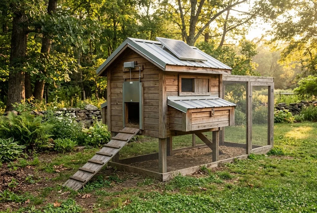Solar Chicken Coop Automation for Under $150